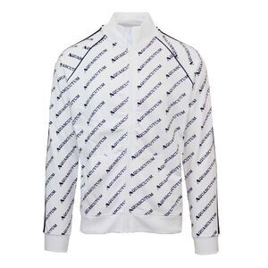 Aquascutum Mens High Collar  Track Jacket / White